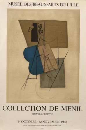 Lithographie Picasso - Collection de Menil - Oeuvres Cubistes