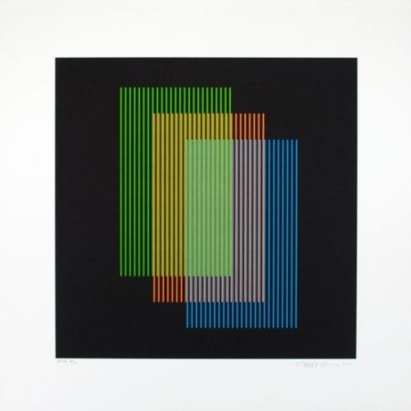 Lithographie Cruz-Diez - Color aditivo Ramblas 1963-2011	