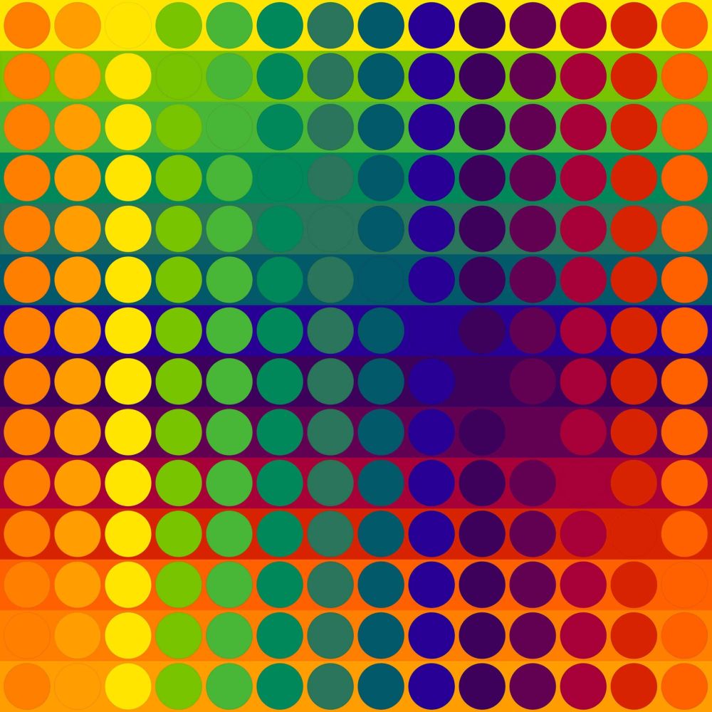 Lithographie Le Parc - Color Secuencia 7