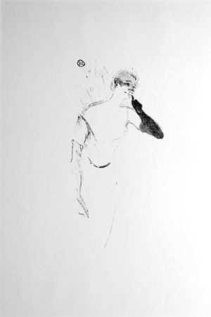 Lithographie Toulouse-Lautrec - Columbine à Pierrot