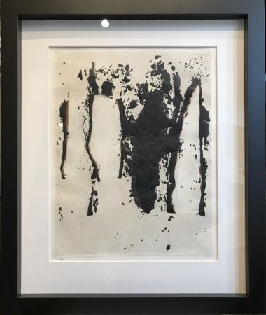 Eau-Forte Et Aquatinte Burri - COMBUSTIONI