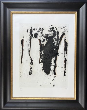 Eau-Forte Et Aquatinte Burri - COMBUSTIONI