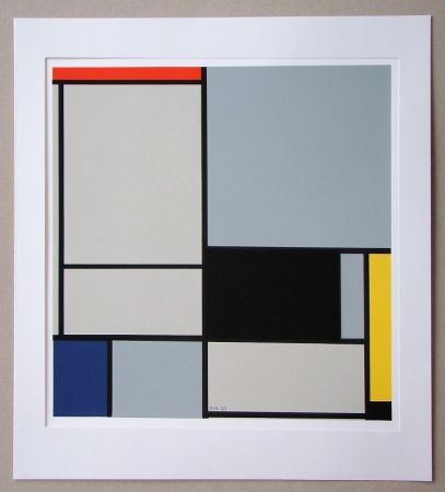 Sérigraphie Mondrian - Compositie - 1921