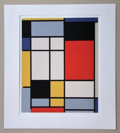 Sérigraphie Mondrian - Compositie - 1921