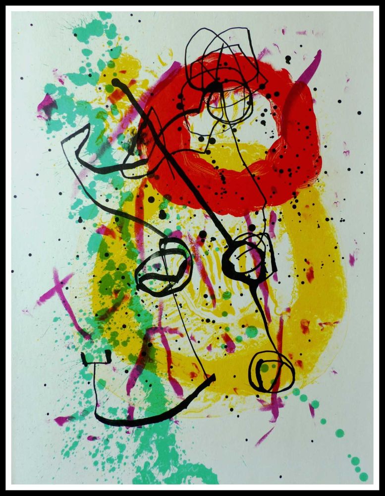 Lithographie Miró - COMPOSITION 