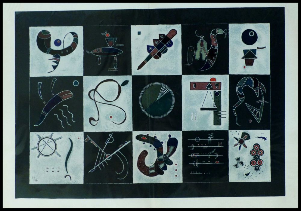 Lithographie Kandinsky (After) - COMPOSITION 