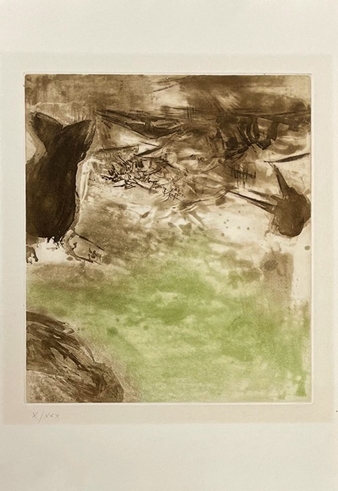 Gravure Zao - Composition