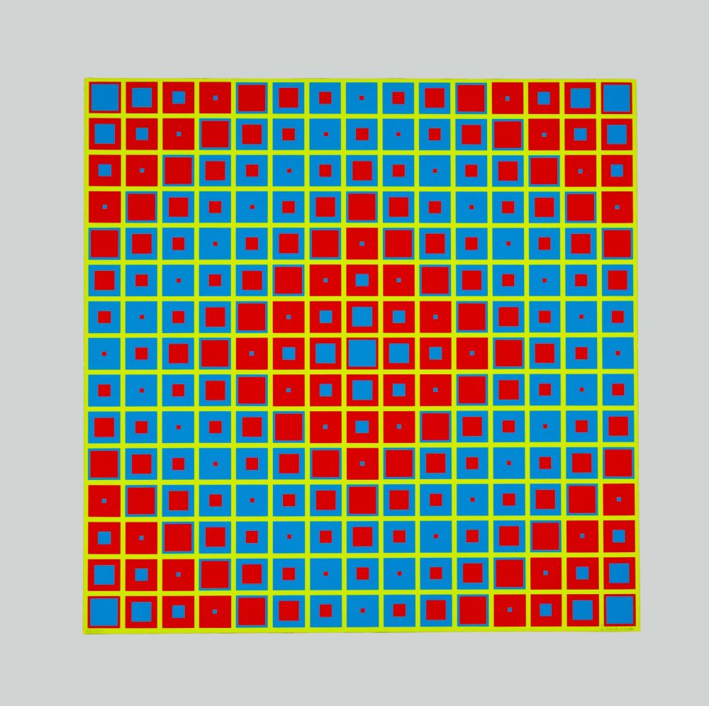 Sérigraphie Sobrino - Composition