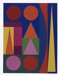 Sérigraphie Herbin - Composition