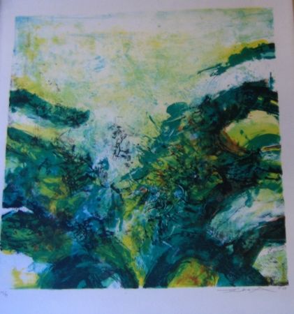 Lithographie Zao - COMPOSITION 