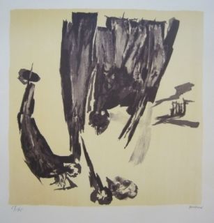 Lithographie Gastaud - Composition