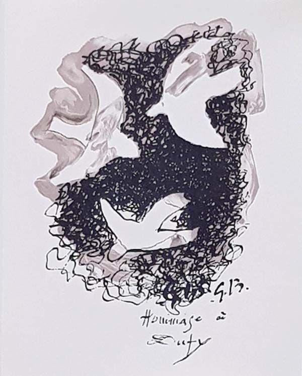 Lithographie Braque - Composition