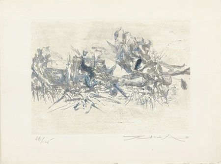 Gravure Zao - Composition