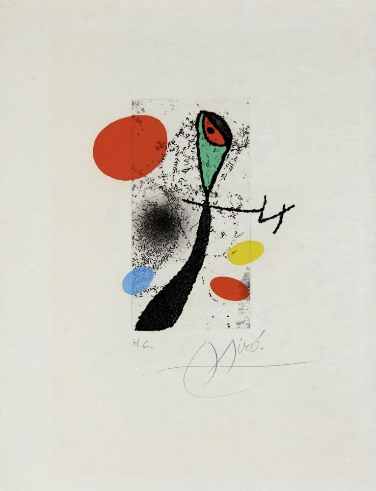 Gravure Miró - Composition