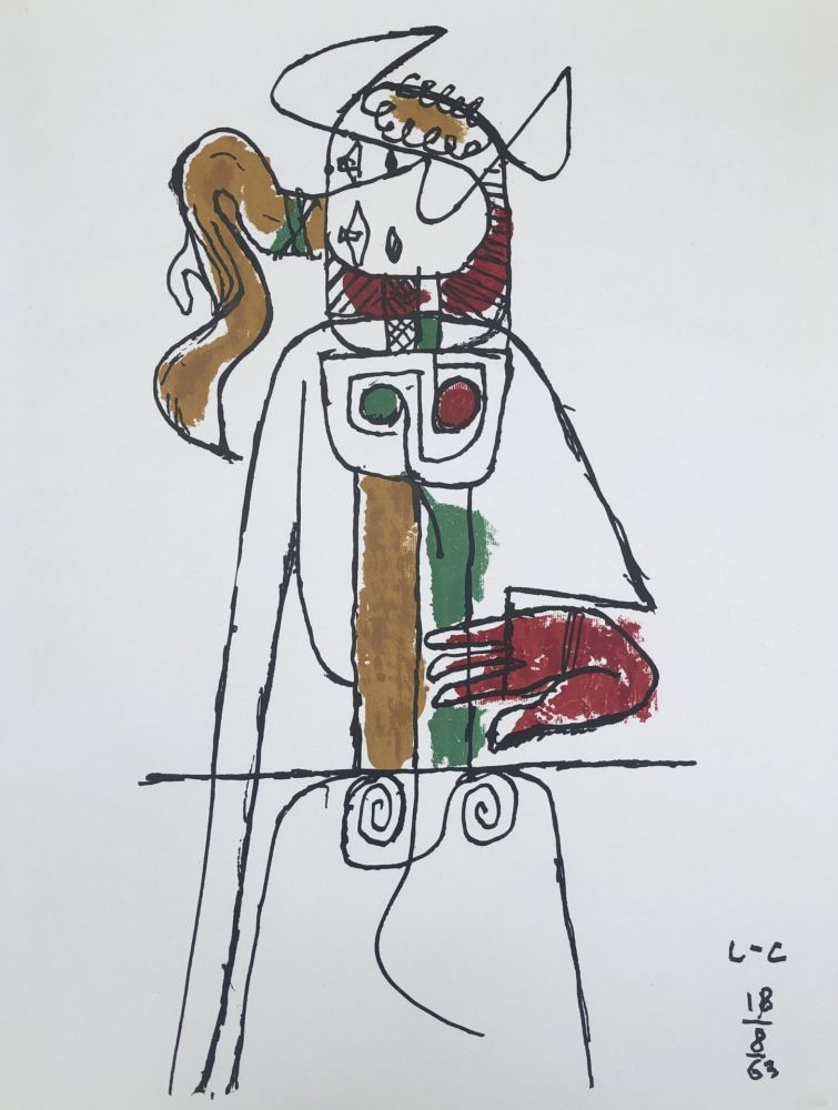 Lithographie Le Corbusier - Composition