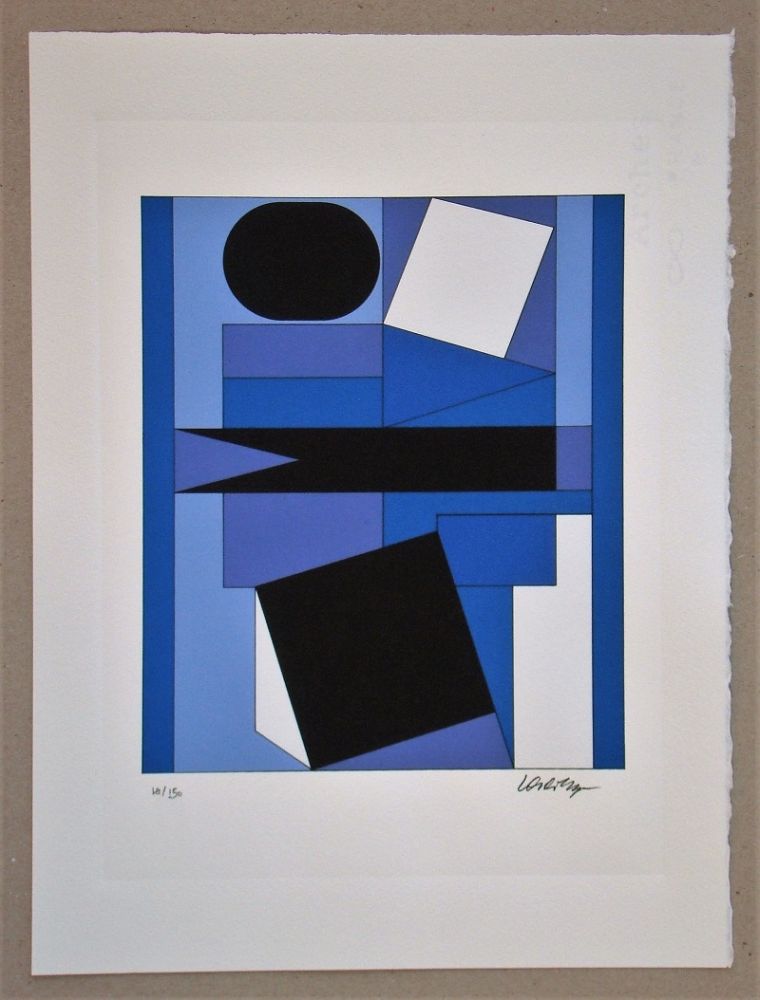 Sérigraphie Vasarely - Composition