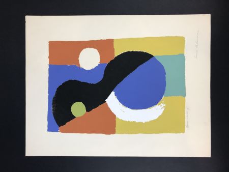 Lithographie Delaunay - Composition