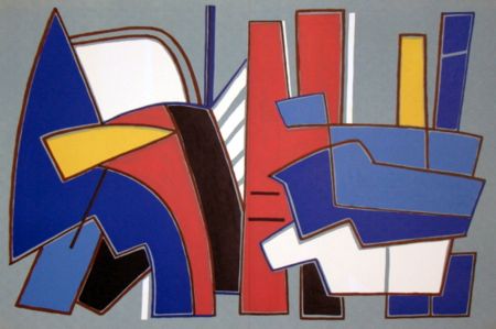 Lithographie Magnelli - '' Composition ''