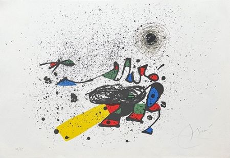 Lithographie Miró - Composition