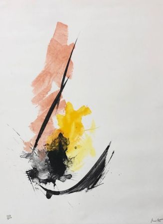 Lithographie Miotte - Composition 