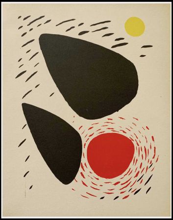 Lithographie Calder - COMPOSITION 