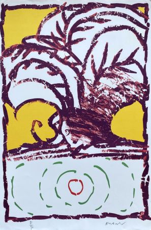 Lithographie Alechinsky - Composition