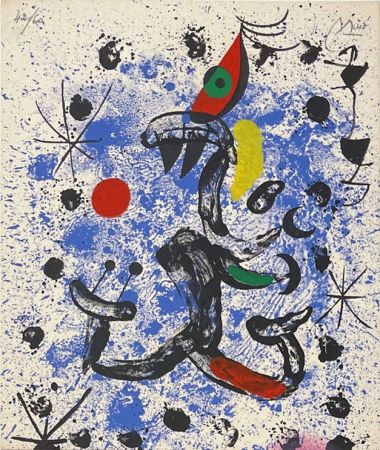 Lithographie Miró - Composition