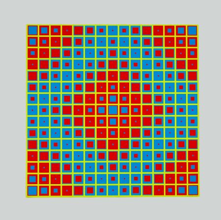 Sérigraphie Sobrino - Composition