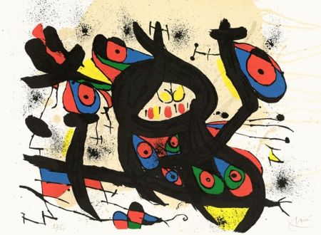 Lithographie Miró - Composition 