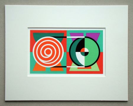 Sérigraphie Herbin - Composition,