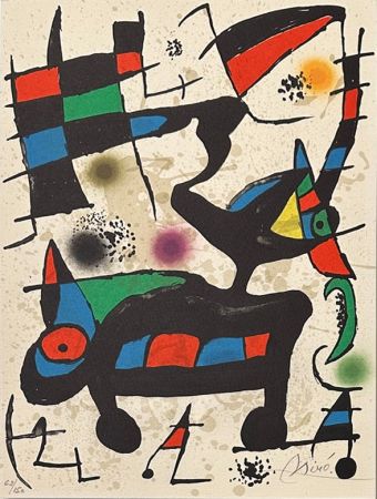 Lithographie Miró - Composition