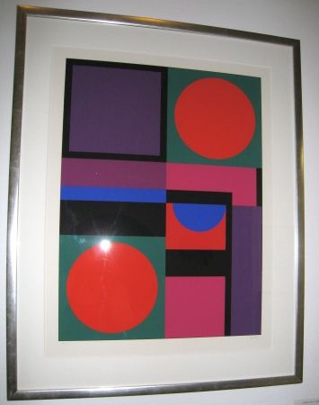 Sérigraphie Herbin - Composition