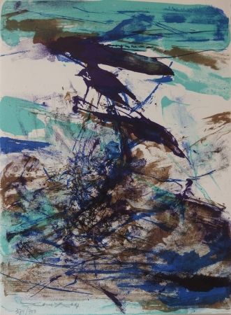 Linogravure Zao - Composition