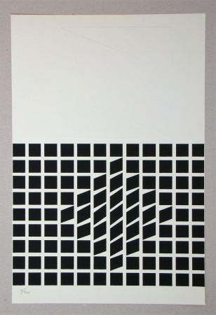 Sérigraphie Vasarely - Composition