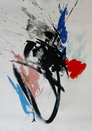 Lithographie Miotte - Composition 110