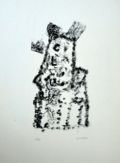 Lithographie Michaux - Composition 116