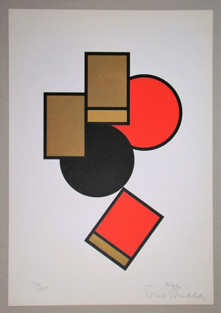 Sérigraphie Buchholz - Composition, 1920