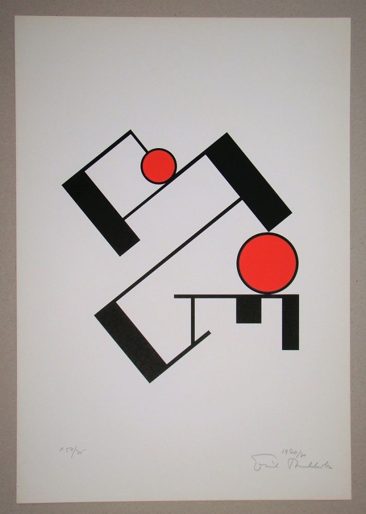 Sérigraphie Buchholz - Composition, 1920