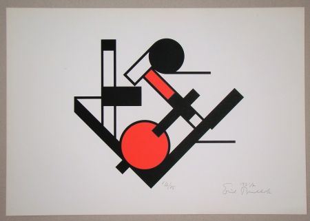 Sérigraphie Buchholz - Composition, 1921