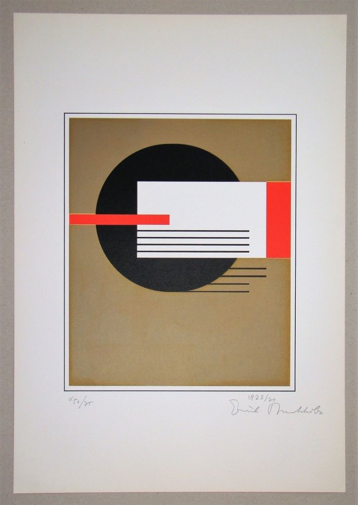 Sérigraphie Buchholz - Composition, 1922