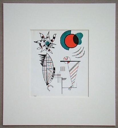 Lithographie Kandinsky - Composition, 1934