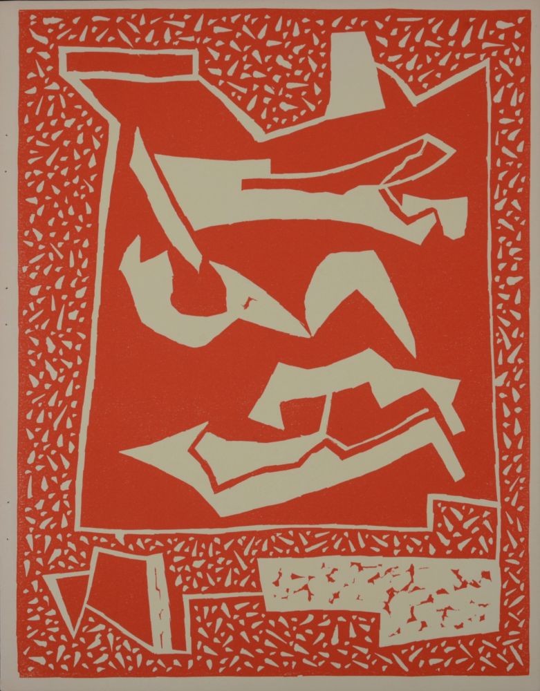 Gravure Sur Bois Magnelli - Composition, 1938 (first edition)
