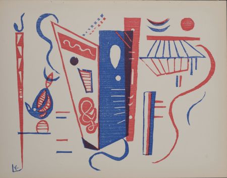 Gravure Sur Bois Kandinsky - Composition, 1939 (first edition)