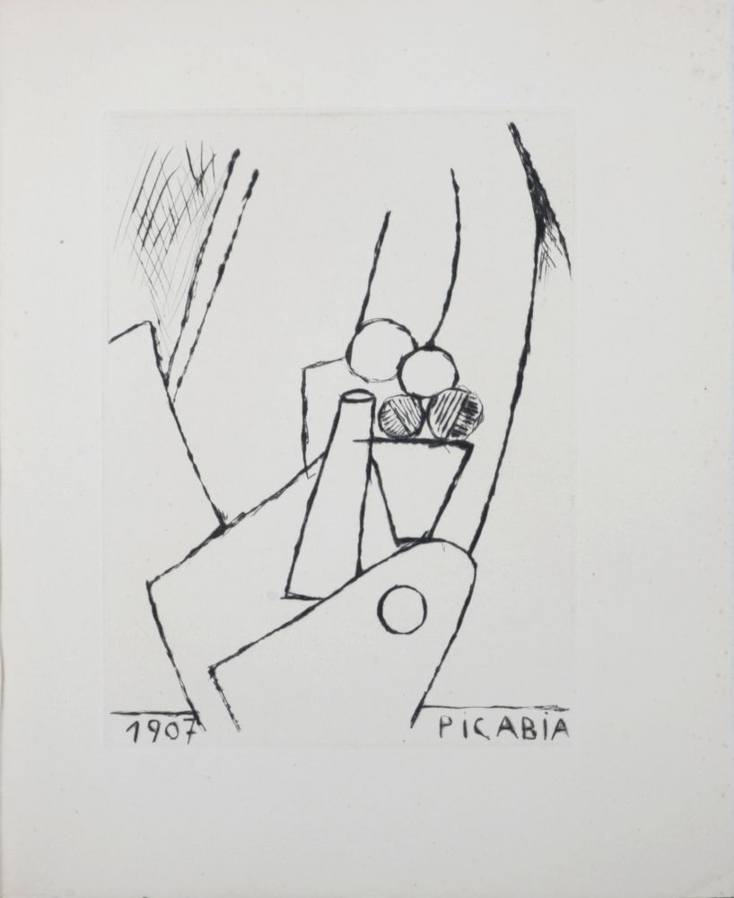 Gravure Picabia - Composition, 1947