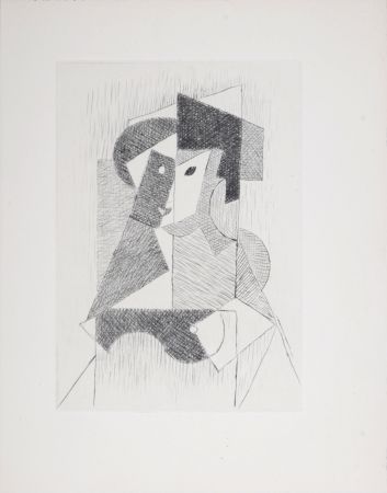 Gravure Metzinger - Composition, 1947