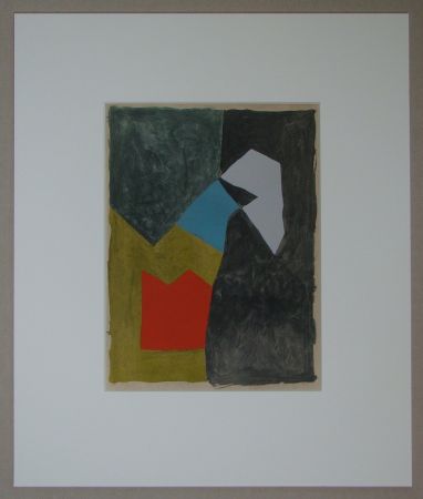 Pochoir Poliakoff - Composition, 1955