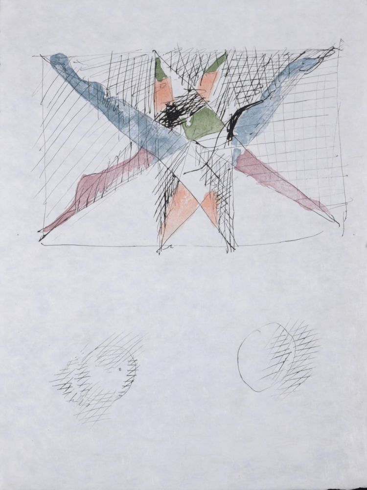 Gravure Villon - Composition, 1962