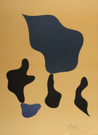 Lithographie Arp - Composition, 1965 - Hand-signed