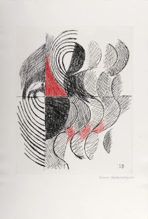 Gravure Delaunay - Composition, 1965 - Hand-signed