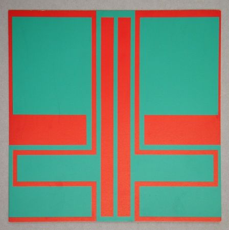 Sérigraphie Müller-Brittnau - Composition, 1966